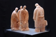 Sculpture contemporaine Passants 1